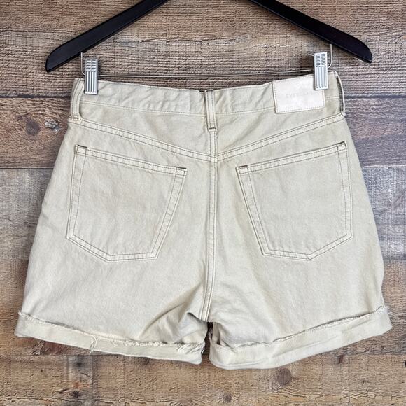 Everlane The Denim Short Tan Sand Size 25 - Picture 5 of 9